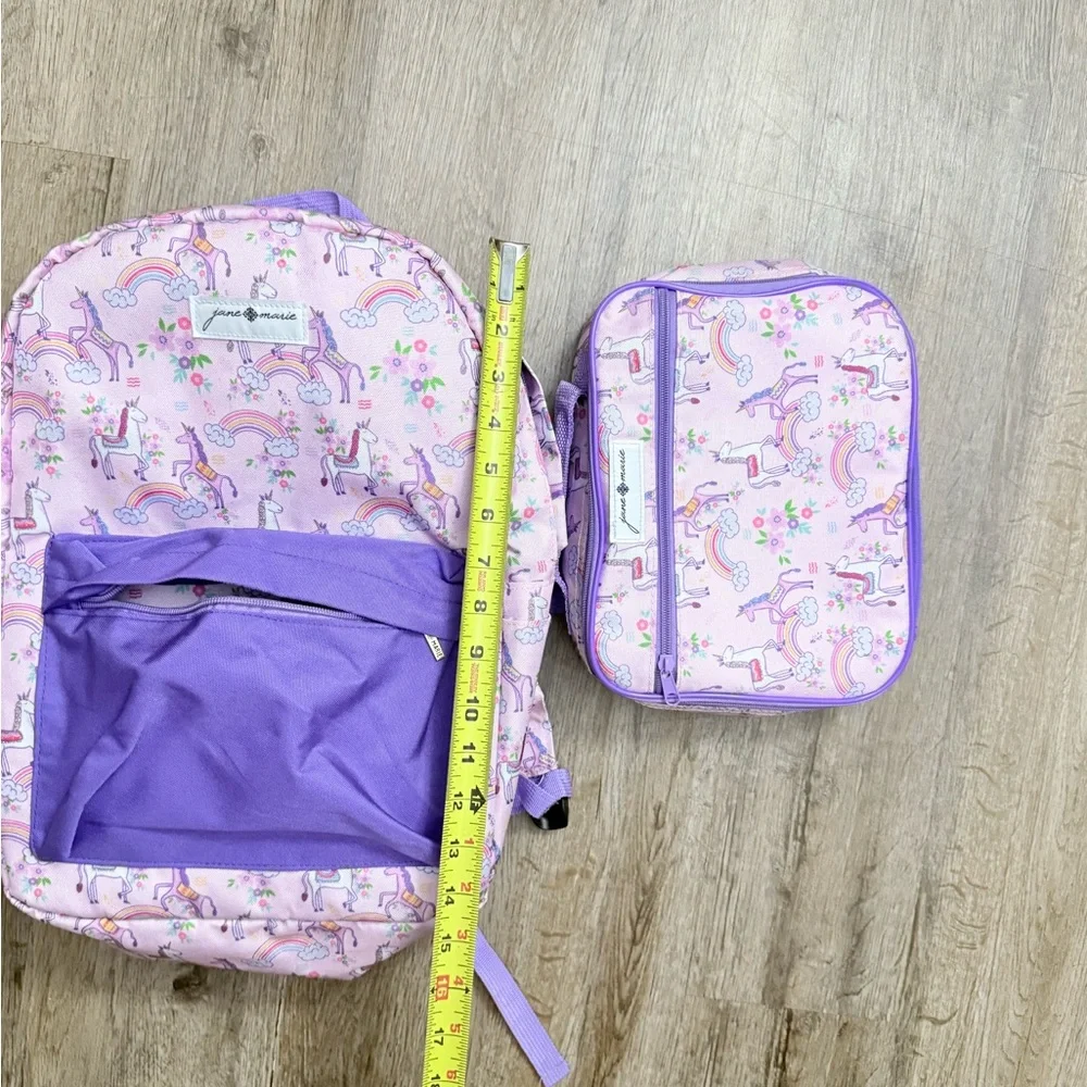 Jane Marie • Unicorn Backpack and Lunchbox Set